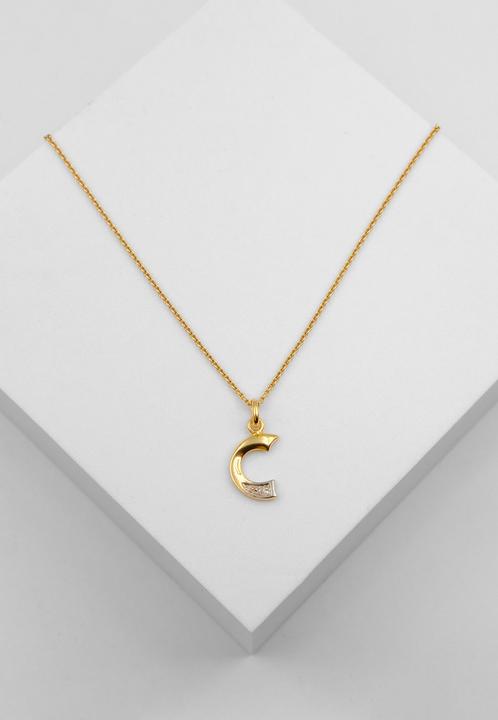 Image du produit Muau Lettre (750, Or blanc, Or jaune 18 carats)