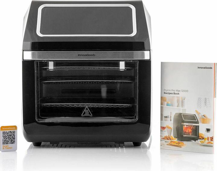 Produktbild InnovaGoods Heissluftfritteuse Fryinn Pro Max 12000 1800 W 12 L Edel