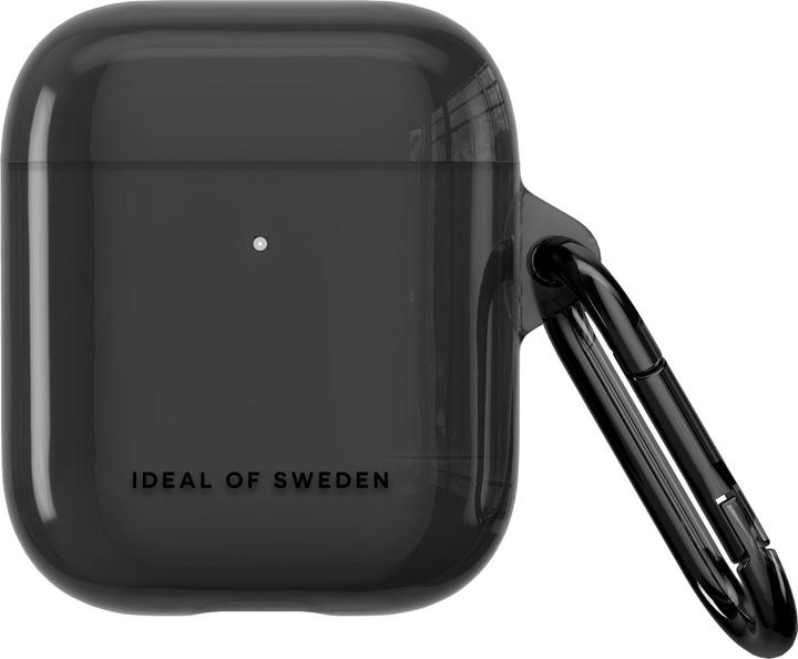 Productafbeelding iDeal Of Sweden Airpods laadimiskarbiümbris (1/2 gen) Heldere hoes, zwart getint (Koptelefoon tas)