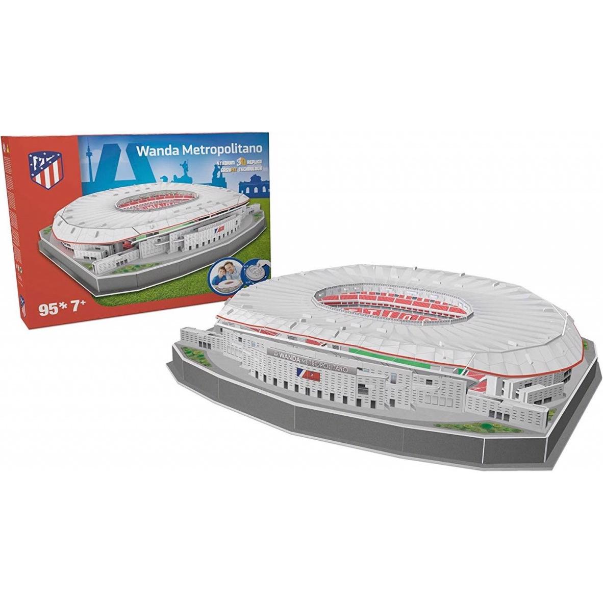 Nanostad Atlético Madrid Wanda Metropolitano Stadium 3D Puzzle