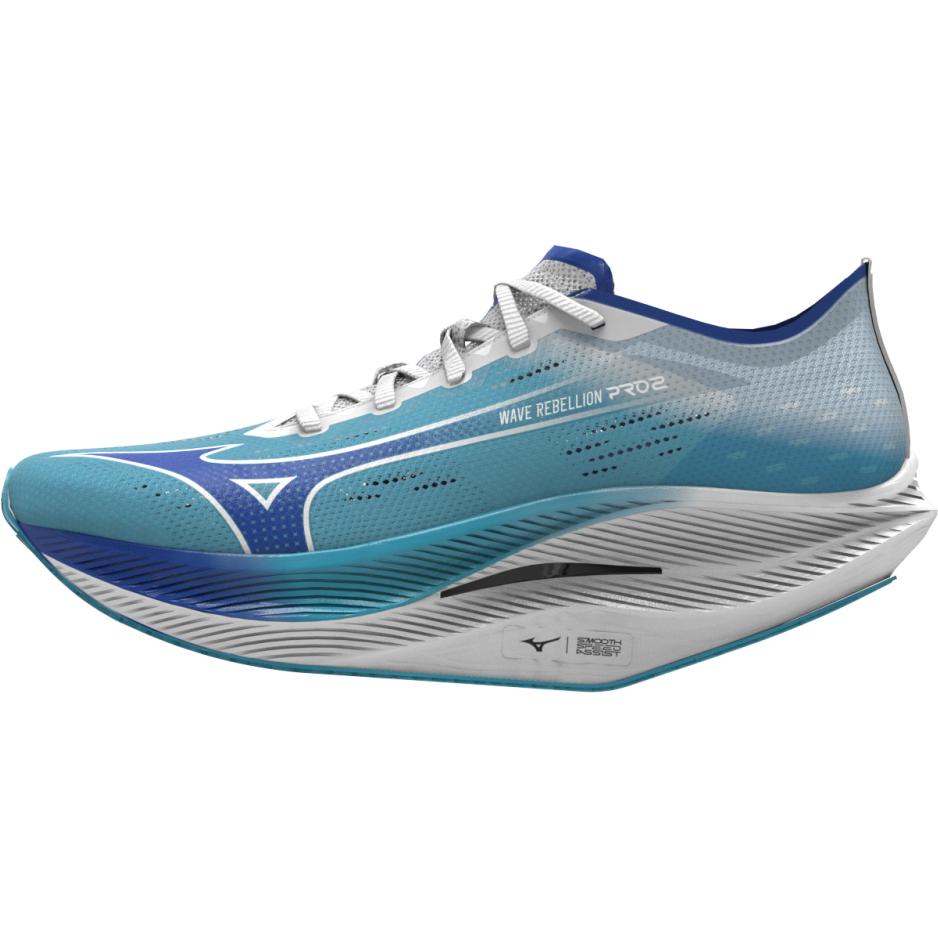Mizuno, Herren, Laufschuhe, Wave Rebellion Pro 2 (41), Blau