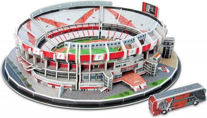 Produktbild Nanostad River Plate El Monumental Stadion 3D Puzzle (143 Teile)