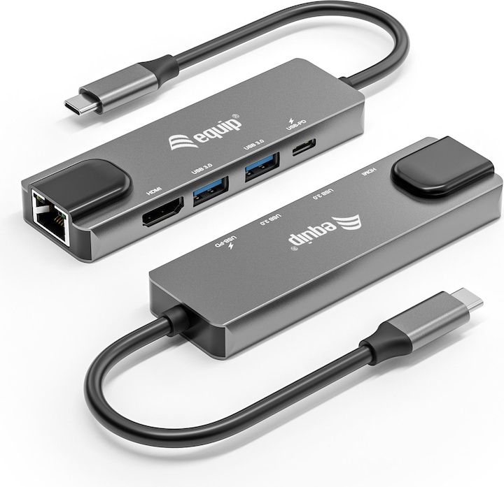 Actual product image equip USB-C Hub (USB-C, 5 Ports)