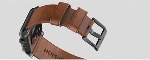 Produktbild Nomad Modern Connector Strap (44 mm, Edelstahl, Leder)