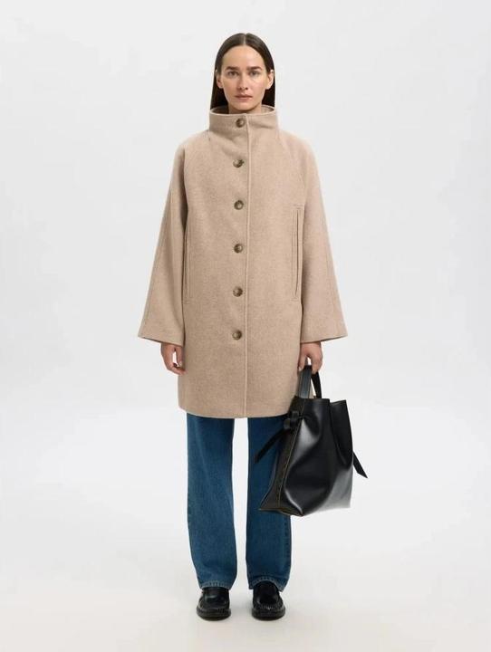 Produktbild Selected Slfvinni Wool Blend Coat Noos