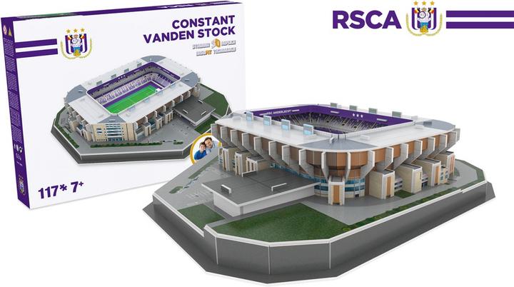 Produktbild Nanostad RSC Anderlecht Stadion 3D Puzzle / RSC Anderlecht Lotto Park - Vanden Stock Stadion 3D Puzzle (117 Teile)