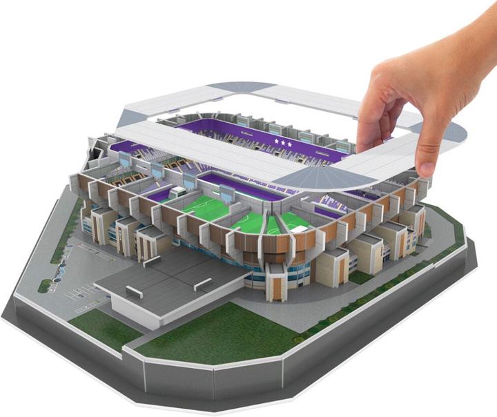 Produktbild Nanostad RSC Anderlecht Stadion 3D Puzzle / RSC Anderlecht Lotto Park - Vanden Stock Stadion 3D Puzzle (117 Teile)