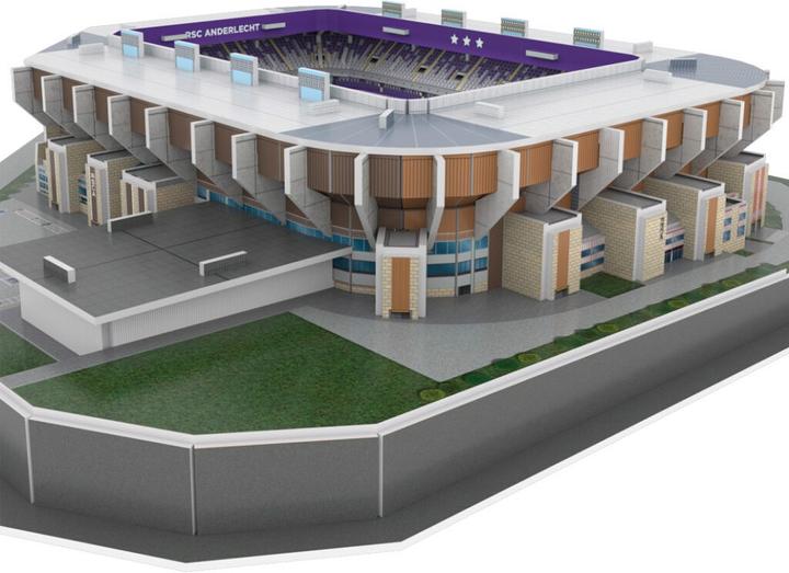 Produktbild Nanostad RSC Anderlecht Stadion 3D Puzzle / RSC Anderlecht Lotto Park - Vanden Stock Stadion 3D Puzzle (117 Teile)