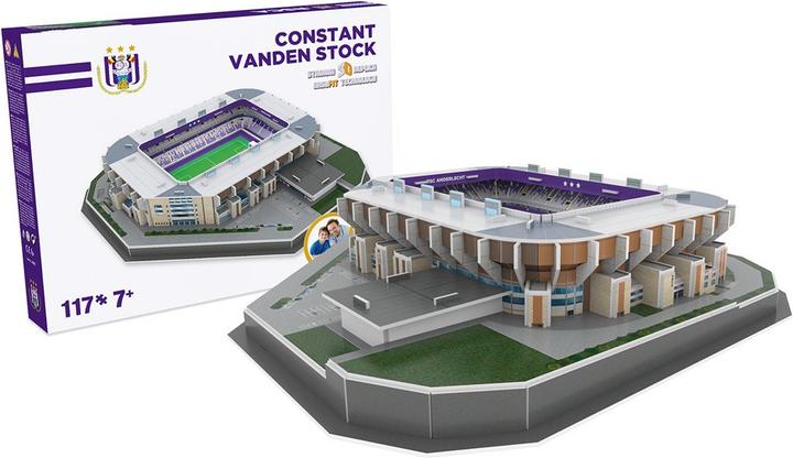 Produktbild Nanostad RSC Anderlecht Stadion 3D Puzzle / RSC Anderlecht Lotto Park - Vanden Stock Stadion 3D Puzzle (117 Teile)