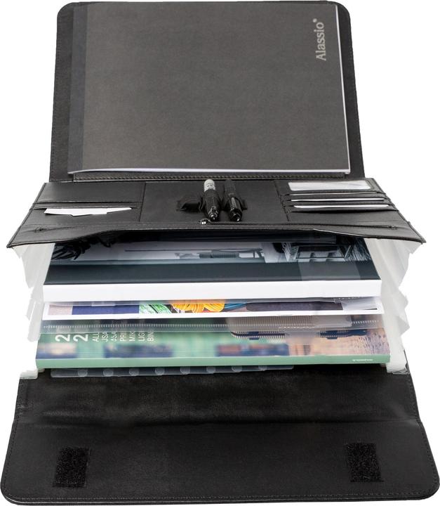 Produktbild Alassio F„chermappe RPET, A4, recyceltes PET, anthrazit (A4, 1x)