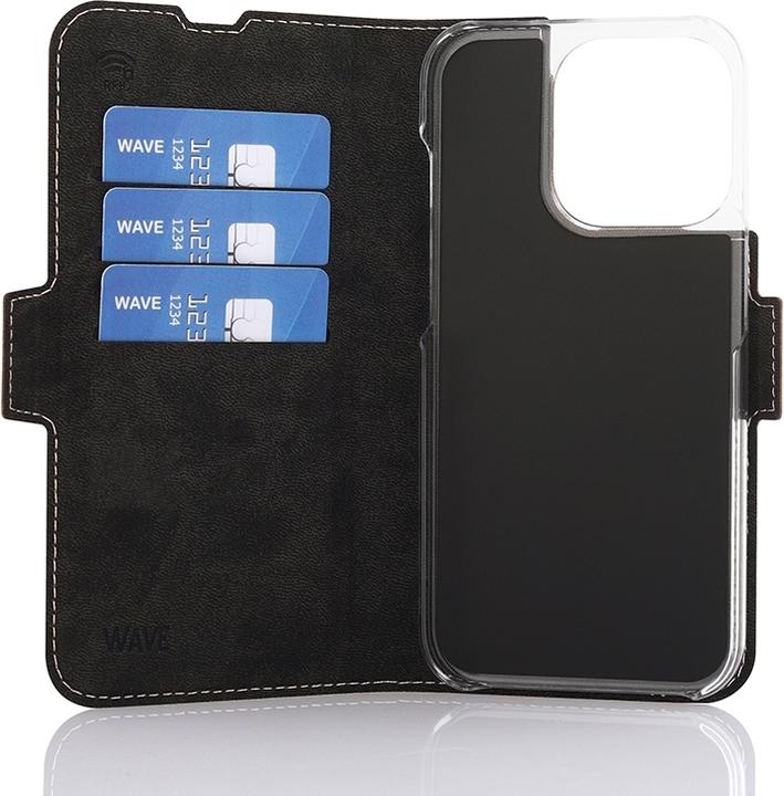 Produktbild Wave BookCase -suojakotelo, MagSafe-yhteensopiva, iPhone 15 Pro, ruusukulta (Apple iPhone 15 Pro)