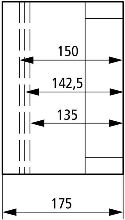 Immagine prodotto Eaton Electric GmbH Custodia singola con premarcatura metrica CI23E-150