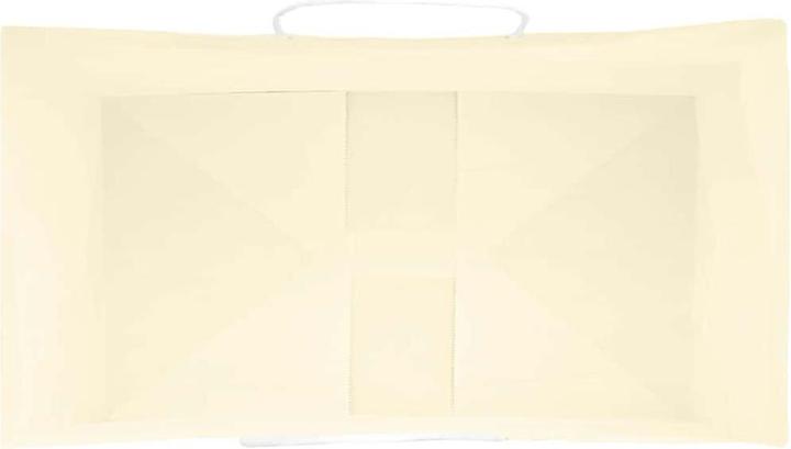 Actual product image VidaXL Kraft paper bags 50 pcs. with handle yellow 15x8x21 cm paper bag (Gift bag, 50 x)