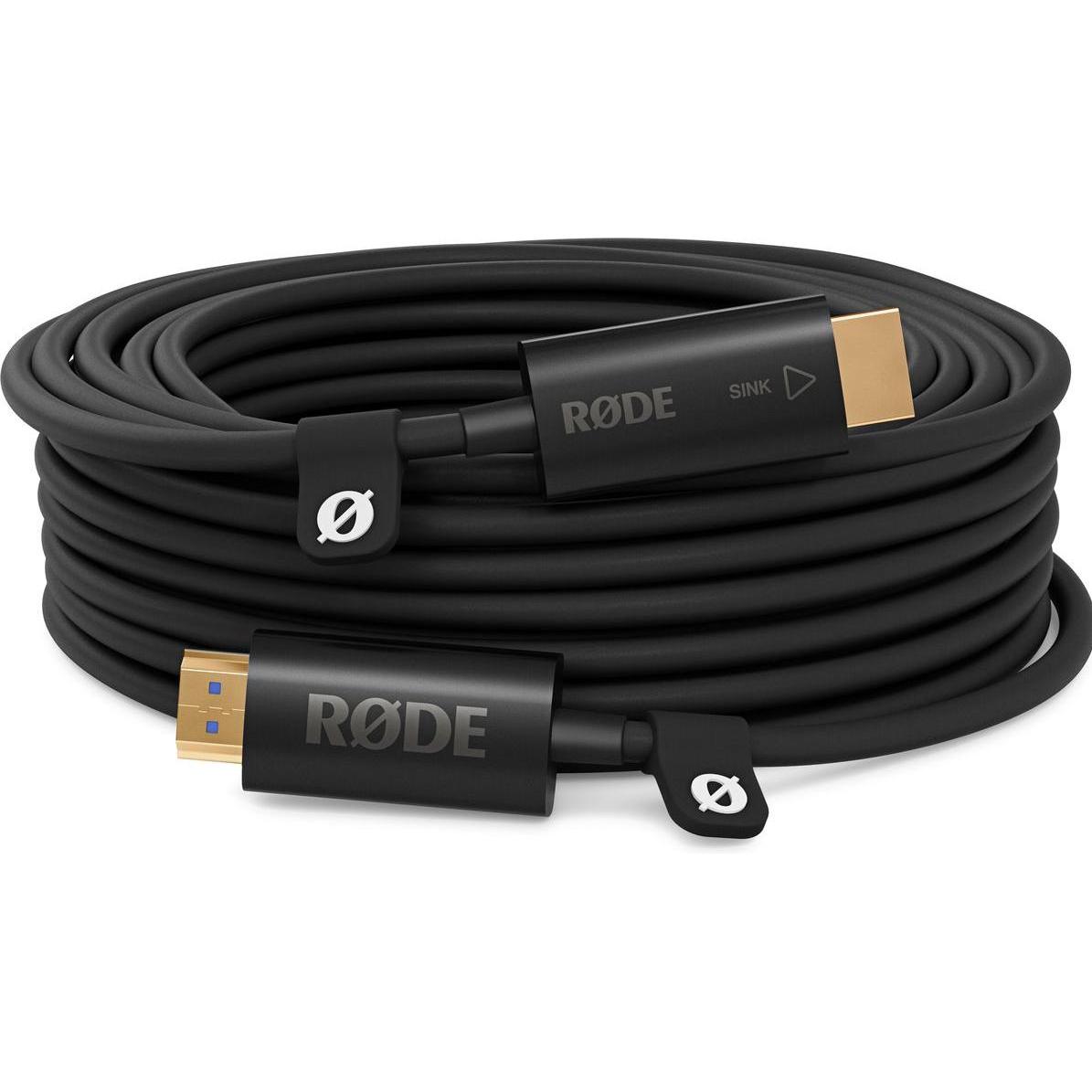RØDE 20m - 2.1 HDMI Cable (Dia 5mm) - Black (20 m), Cavo video