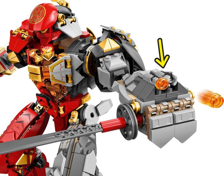 Produktbild LEGO Feuer-Stein-Mech (71720, LEGO Ninjago)
