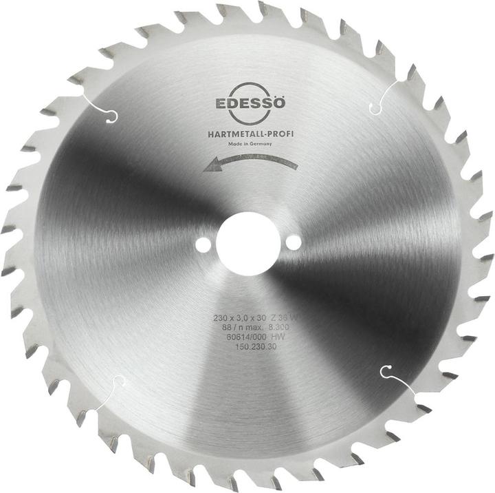 Produktbild Magni EDESSOE TOOLS AND MORE GMBH & CO.KG. 15023030 Kreissägeblatt HM W 36Z. D.230mm B.3mm EDESSÖ Bohrung