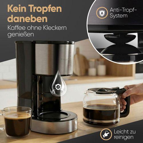 Immagine prodotto Proficook Kaffeemaschine PC-KA 1330, 1,5L, 12-14 Tassen, Edelstahlfront, 800W