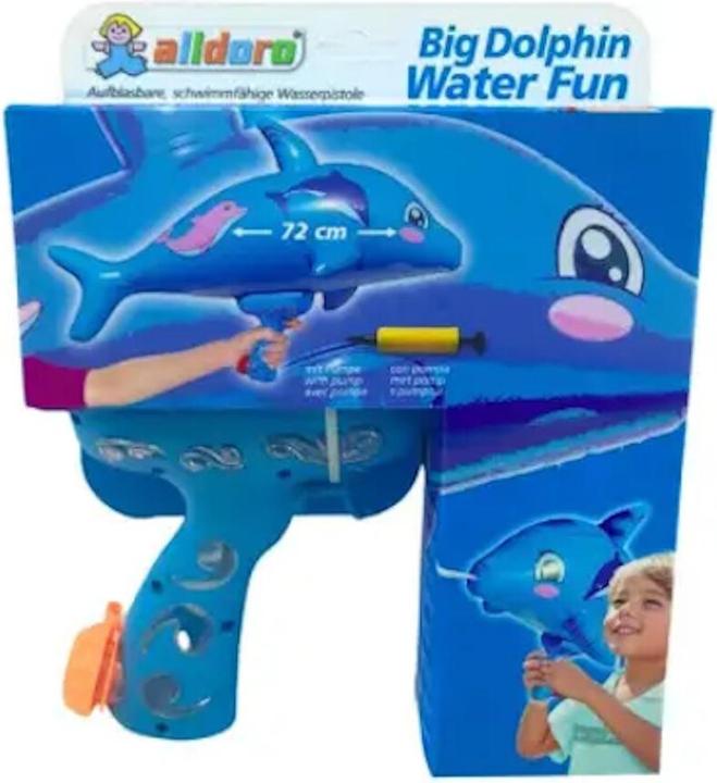Produktbild Alldoro Wasserpistole Delfin aufblasbar (Tank Integriert)