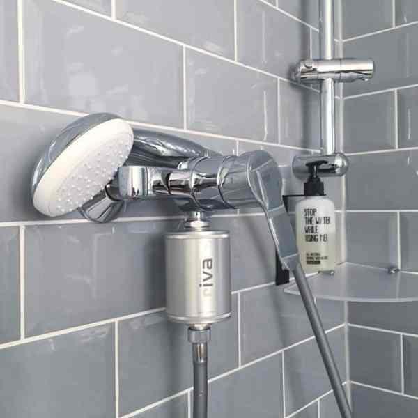 Actual product image Riva Shower filter rivaALVA SKIN&HAIR - metal housing with filter cartridge