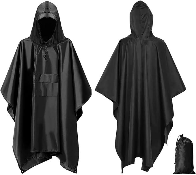 Lifetime Poncho mit Kaputze (One Size)