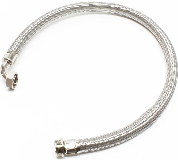 Actual product image Wiltec Steel Braided Water Hose 0.8m DN25 (1 inch) for Domestic Waterworks
