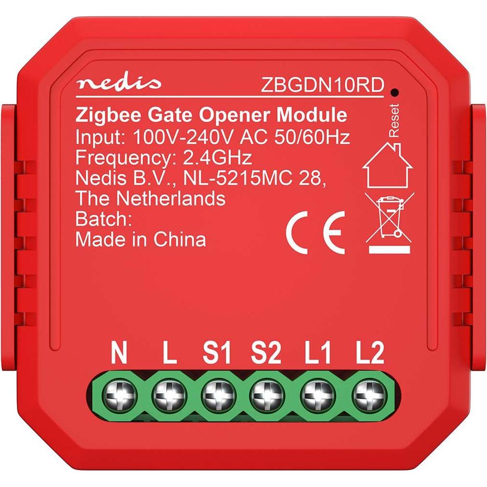 Thumbnail - Nedis, Lichtschalter + Storenschalter, SmartLife Power Switch Zigbee 3.0 2.5 W Terminal Anschluss App erhältlich für: An...