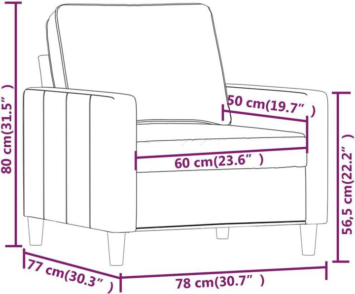 Produktbild vidaXL Sessel