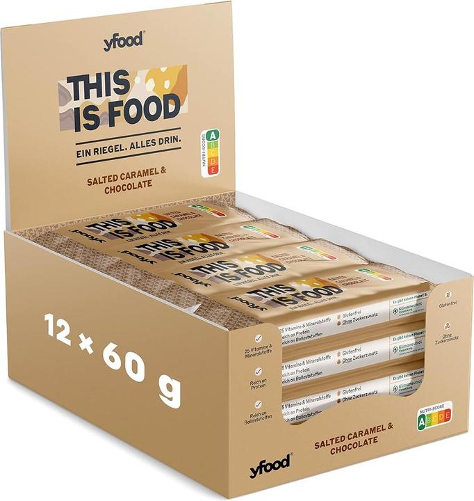 YFood Salted Caramel & Chocolate (12 Stk., 720 g)