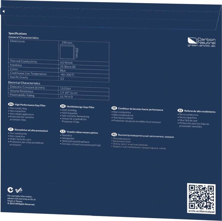 Image du produit Arctic Thermo-Pad (1 mm, 6 W/m K)
