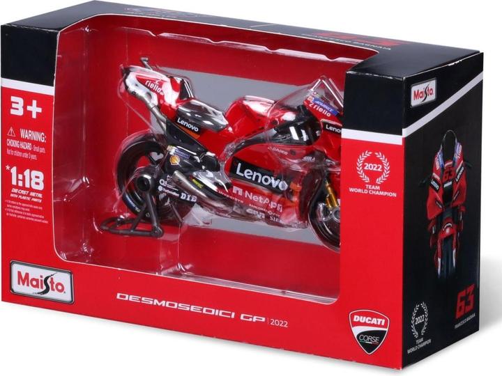 Actual product image Maisto Moto GP Bagnaia