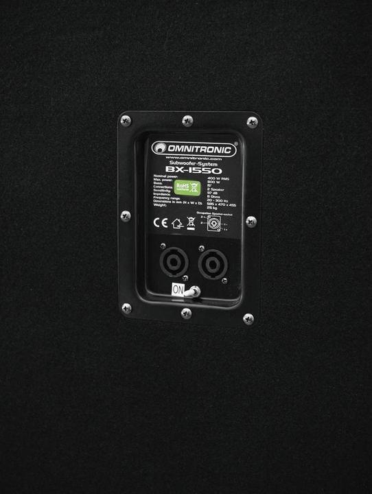 Produktbild Omnitronic BX-1550 (Subwoofer passiv, 1x 400 W)