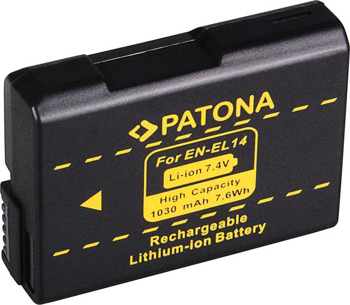 Produktbild Patona Akku EN-EL14, 1030 mAh /7.4V (Kamera Akku)