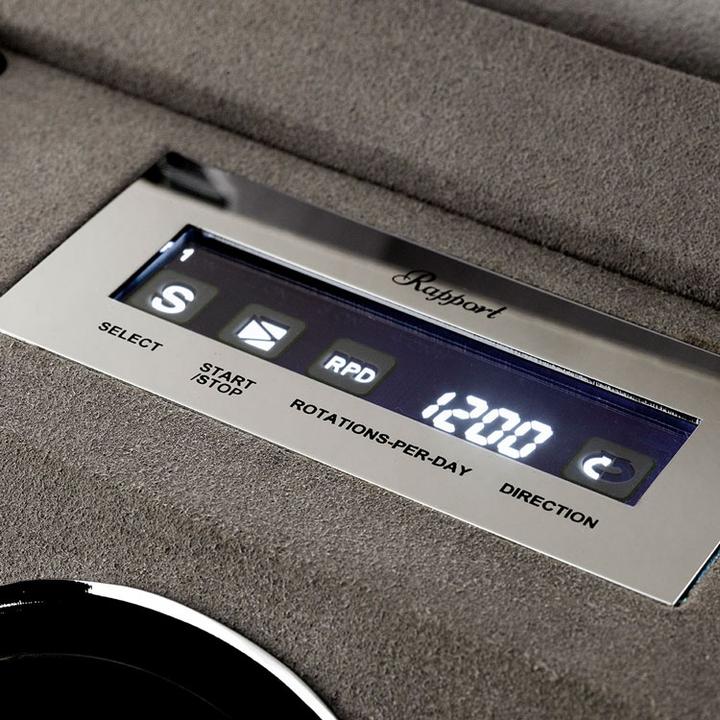 Produktbild Rapport London Perpetua III Single Watch Winder Touch Screen Black (1x)