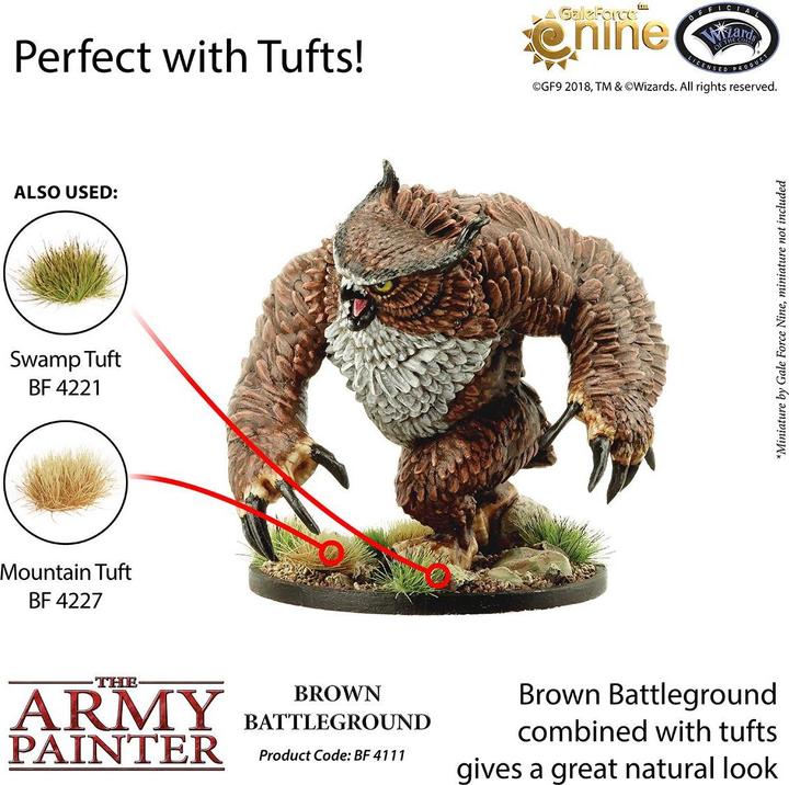Actual product image Army Painter ARM04111 - Brown Battleground/Brown Underground