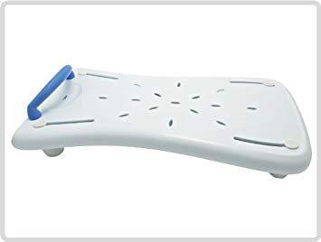 Actual product image Sundo Bathtub board PLUS long 78x35cm white with handle blue