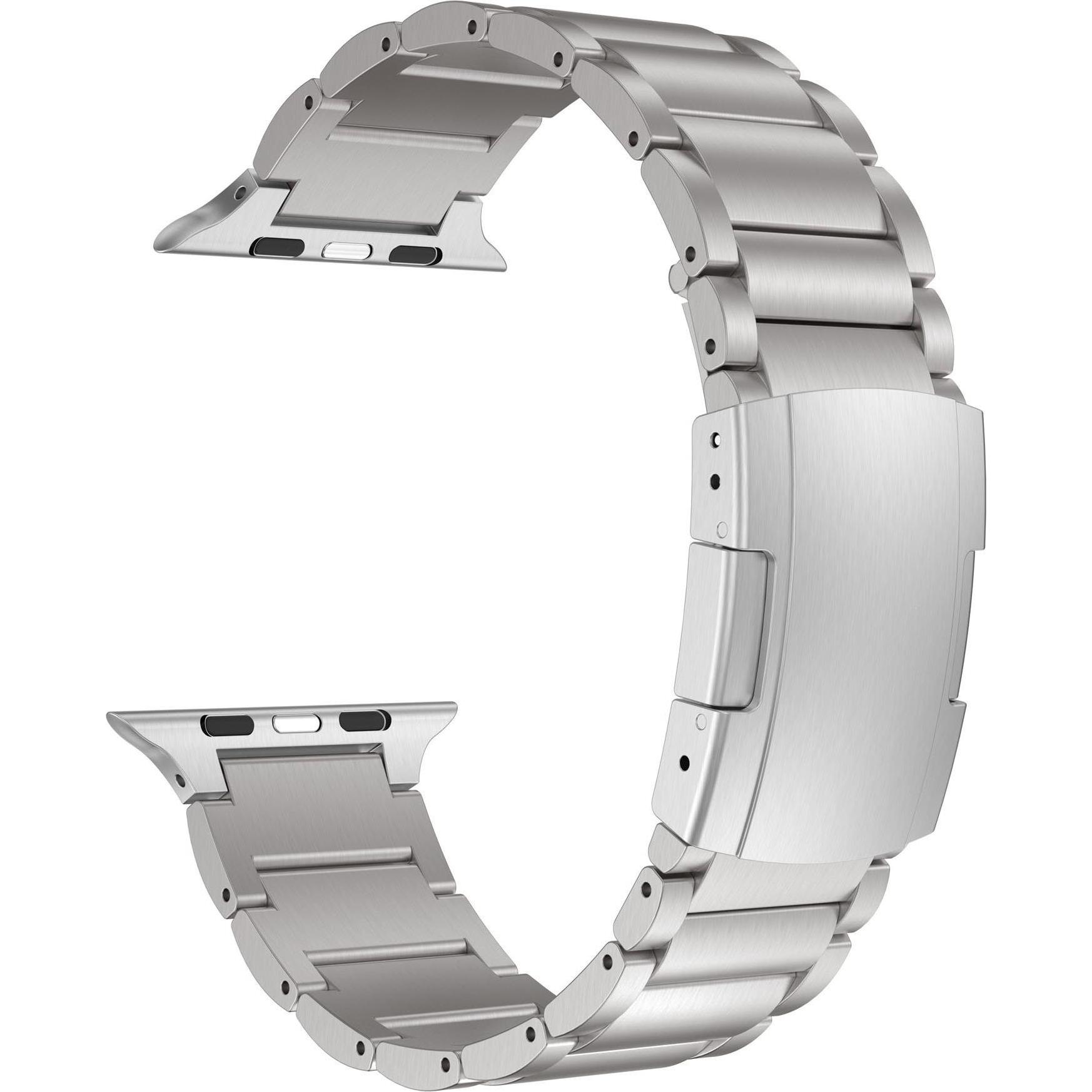 Thumbnail - Strap-it Titanarmand (Apple Watch), Uhrenarmband, Silber