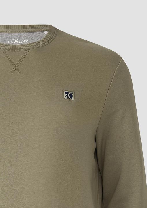 Produktbild s.Oliver Sweatshirt Sweatshirt aus Baumwollmix mit Crew Neck (3XL)
