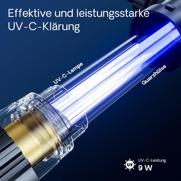 Produktbild SunSun CBF-200U Bio Teichfilter 9W UVC Klärer Durchlauffilter Koi Teich Filter