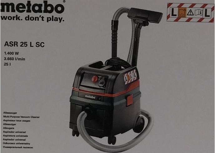 Produktbild Metabo Asr 25 L Sc (Nass-Trockensauger)