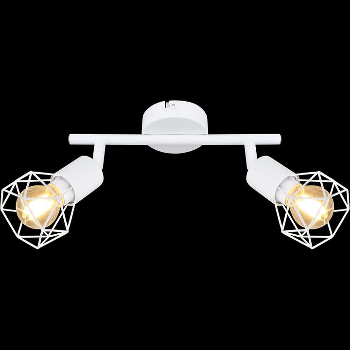 Actual product image Globo Spotlight Xara I white 2xE14 (E14)