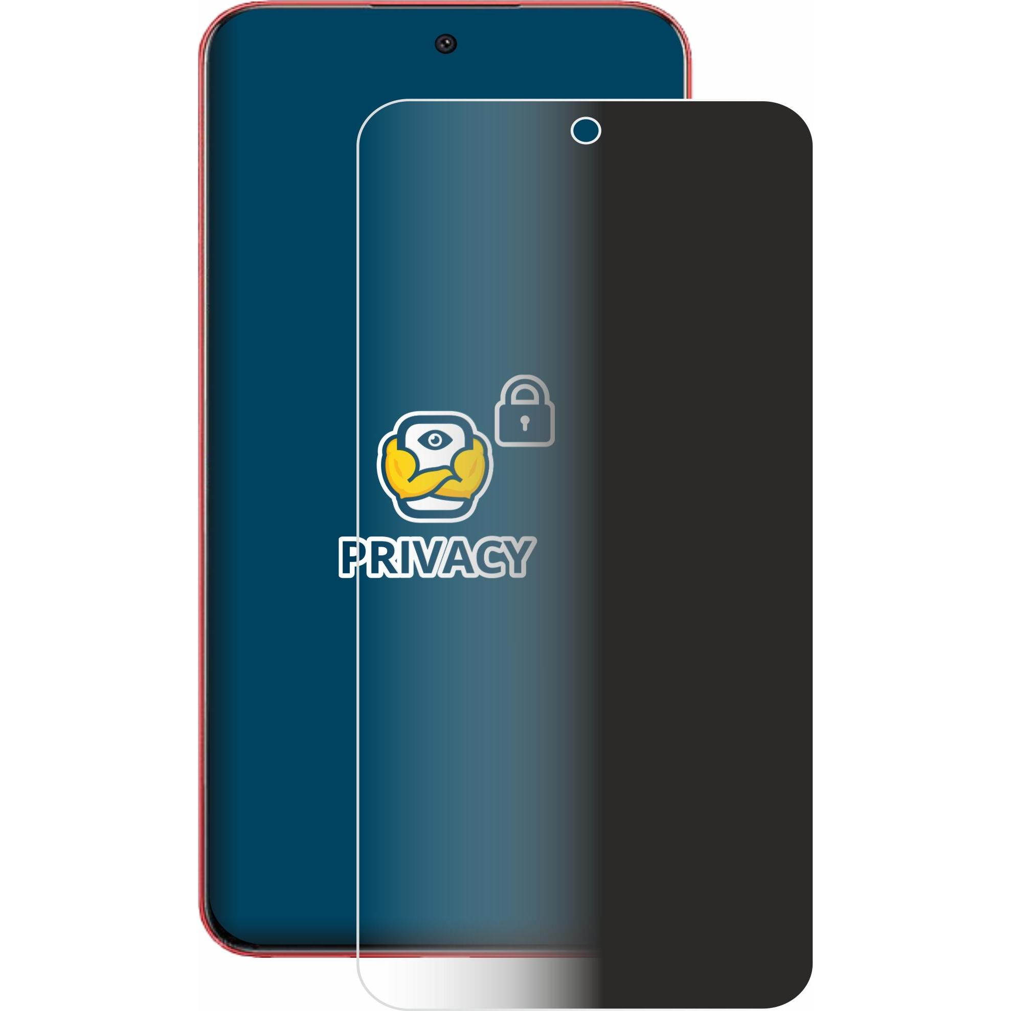 Thumbnail - BROTECT Sichtschutzfolie Anti-Spy Privacy Folie Blaulicht-Schutz (1 Stück, Oppo A5 Pro), Smartphone Schutzfolie, Blau
