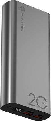 Immagine prodotto Navitel Powerbanka PWR20 AL Äerná (22.50 W, 74 Wh)