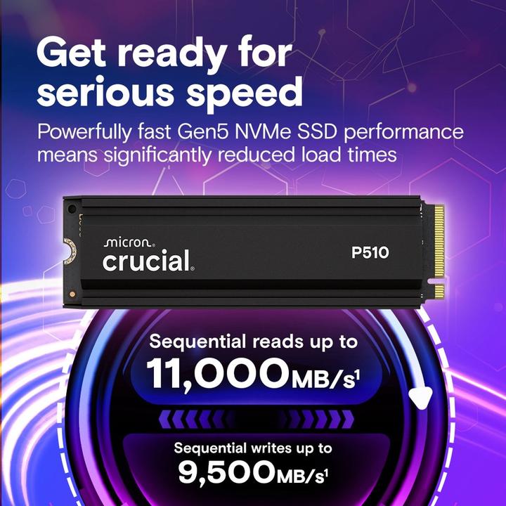 Produktbild Crucial P510 (2000 GB, M.2 2280)