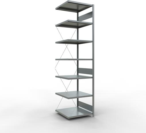 Actual product image Schulte Lagertechnik MULTIplus250 boltless bay system with cross brace