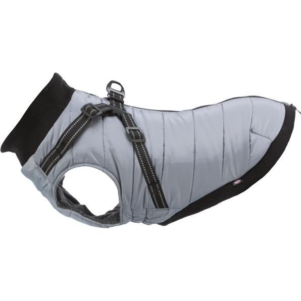 Trixie Hondenjas Pontis Met Tuig Grijs (XXS, Hundemantel), Hundebekleidung