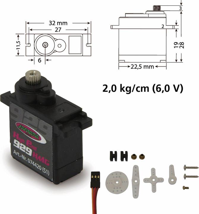 Produktbild Jamara Servo High End 929HMG
