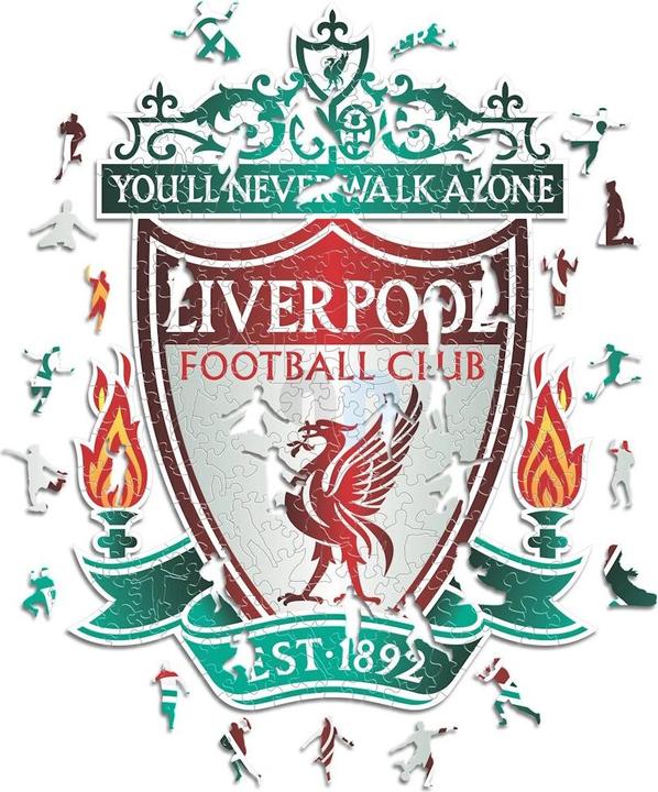 Iconic Liverpool FC - Logo - Puzzel in Legno Taglia S (150 Pezzi) (150 onderdelen)