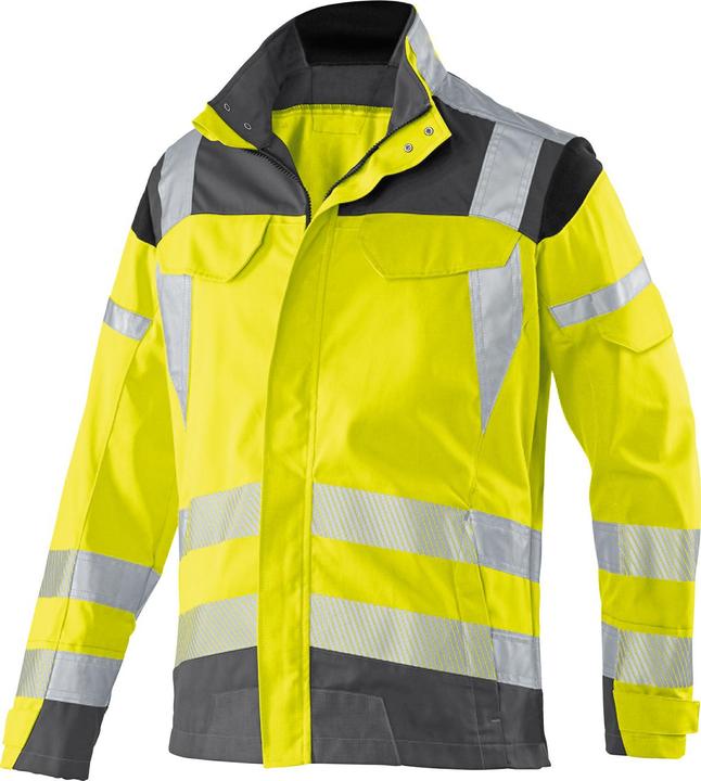 Kübler unisex Warnjacke REFLECTIQ warngelb, anthrazit Grösse 98 (98)