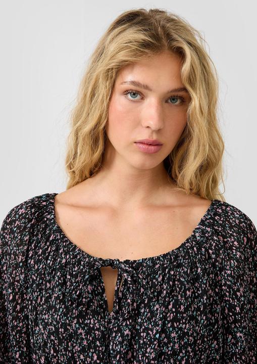 Image du produit s.Oliver Langes Chiffonkleid mit Blümchenprint und seperatem Unterkleid (42)