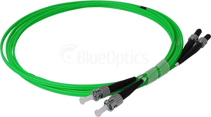Produktbild BlueOptics Duplex LWL Patchkabel ST-FSMA Multimode OM5 0.5 Meter (0.50 m)